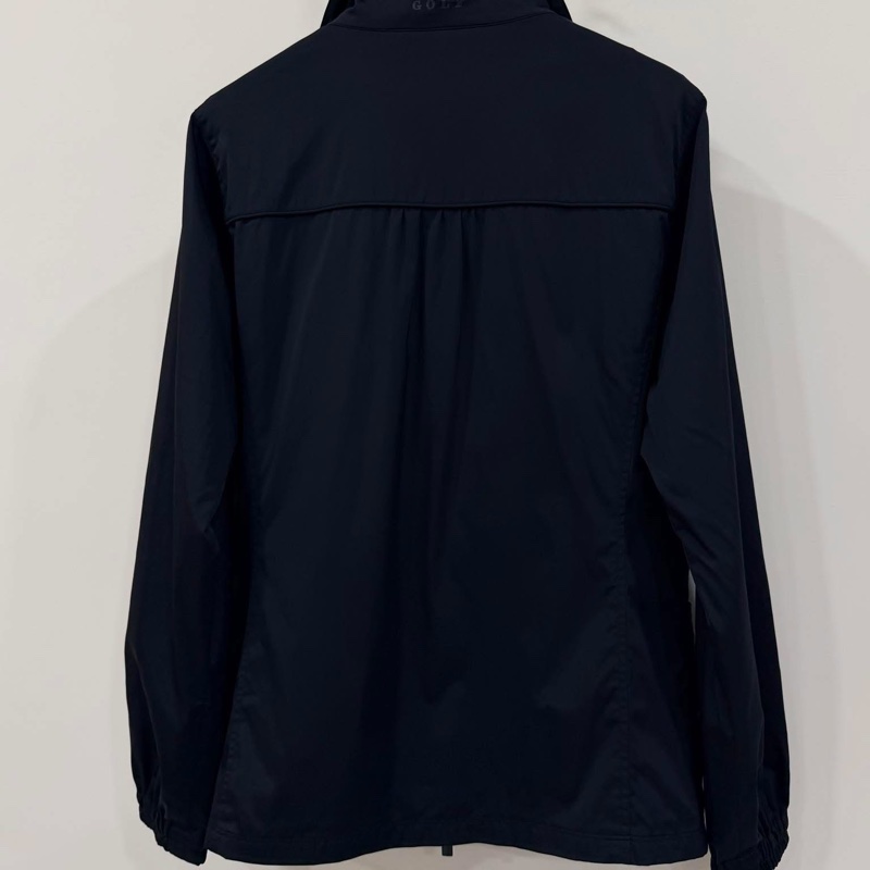 BURBERRY GOLF 黑色字母薄款防風外套-2