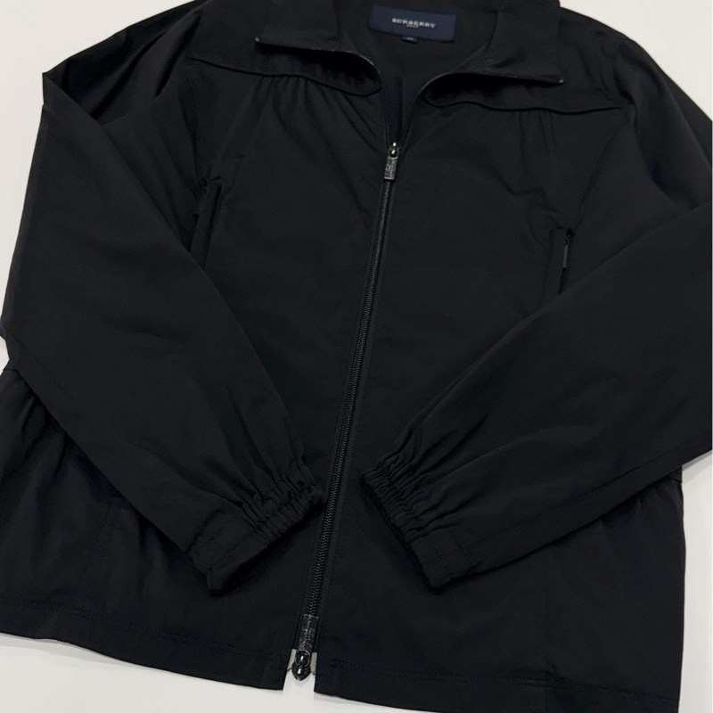BURBERRY GOLF 黑色字母薄款防風外套-7