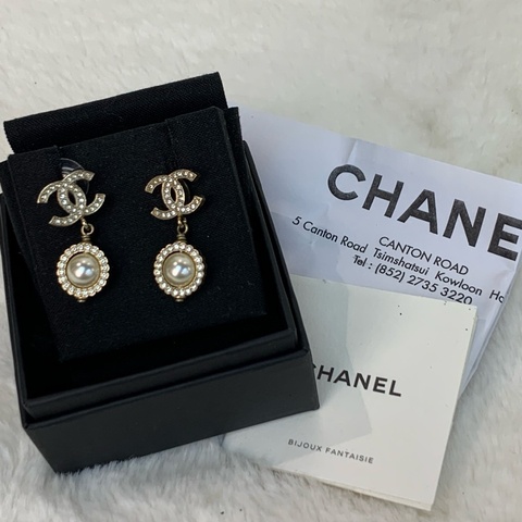 小資女最愛❤️‍🔥Chanel珍珠耳環