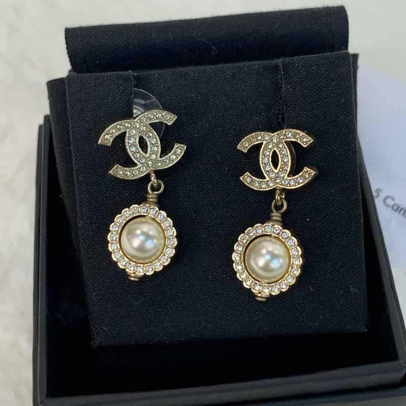 小資女最愛❤️‍🔥Chanel珍珠耳環-1