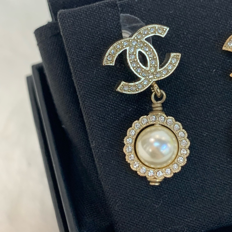 小資女最愛❤️‍🔥Chanel珍珠耳環-2