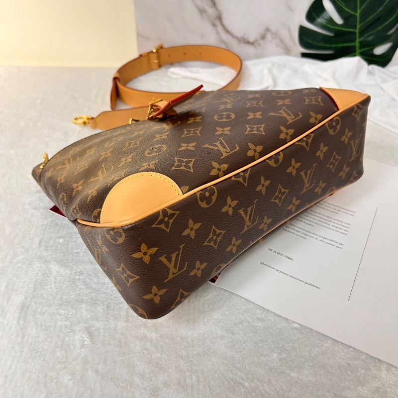 LV Odeon MM 老花中號牛角包肩背包 晶片款-13