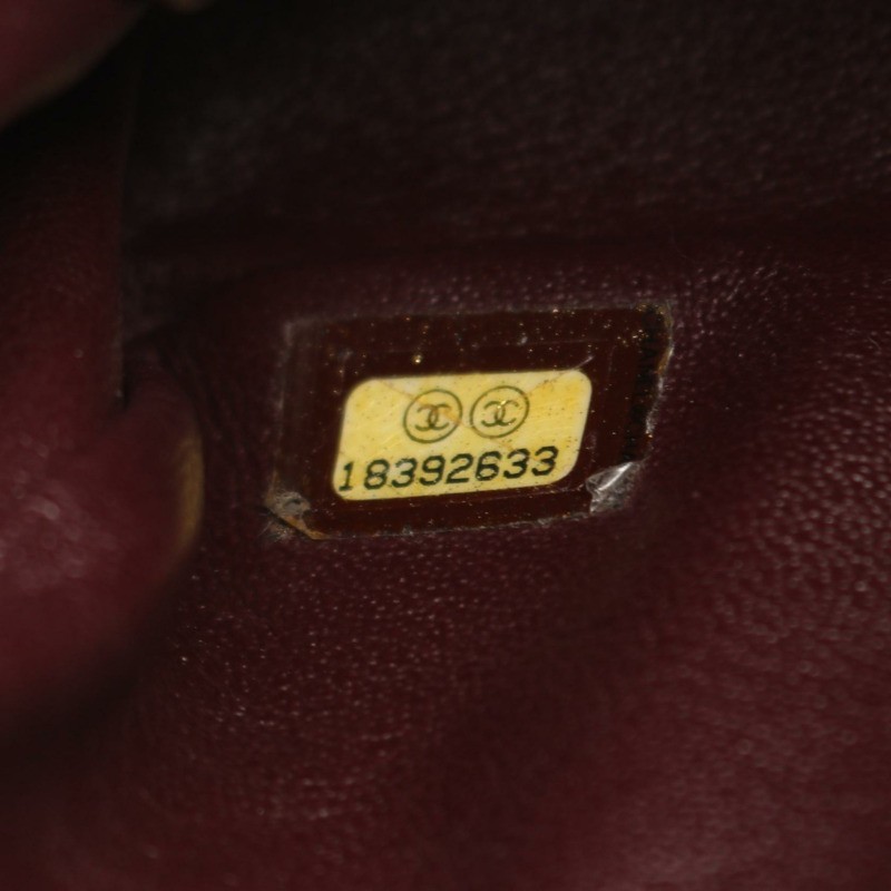 香奈兒 (CHANEL) Matelasse Jumbo 鏈單肩包，羊皮材質，黑色，二手，金色五金-4