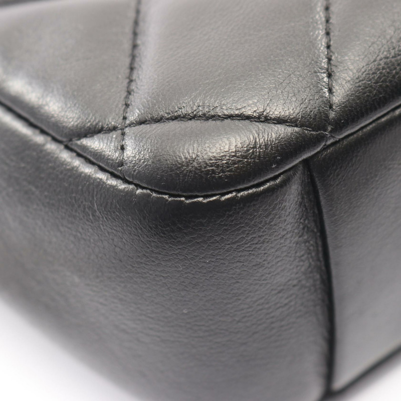 香奈兒 (CHANEL) Matelasse Jumbo 鏈單肩包，羊皮材質，黑色，二手，金色五金-5