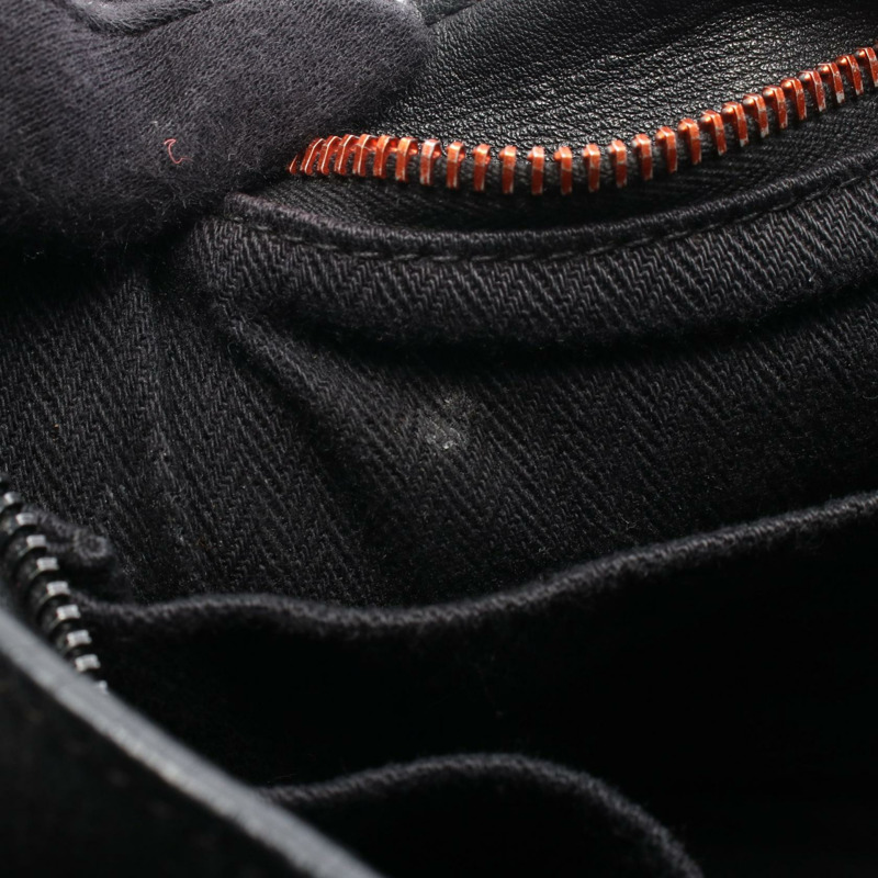 愛馬仕 Caravan Horizontal PM 斜背包，黑色 Derma 皮革，SHW 五金配件，二手-4