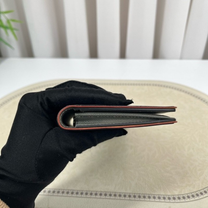 LV路易威登 鐳射灰色佈藝對折長款錢夾中性錢包 灰色鐳射老花 卡位多 裝卡現金都很方便 男女都能用 實用又好看-7