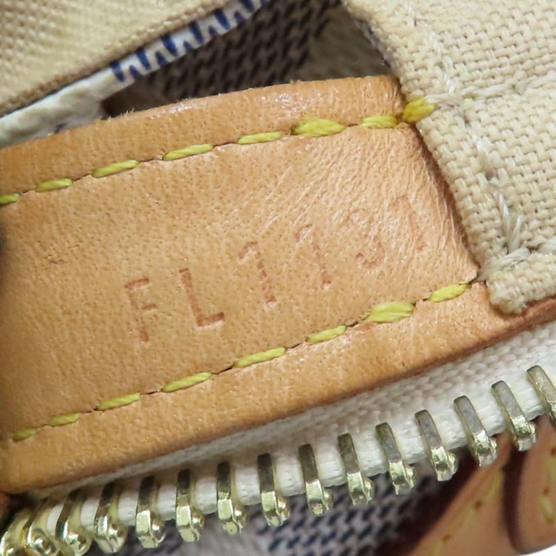 白色 棋盤格 帆布 Stresa GM 肩背包【LOUIS VUITTON LV 路易威登】 N42221-7