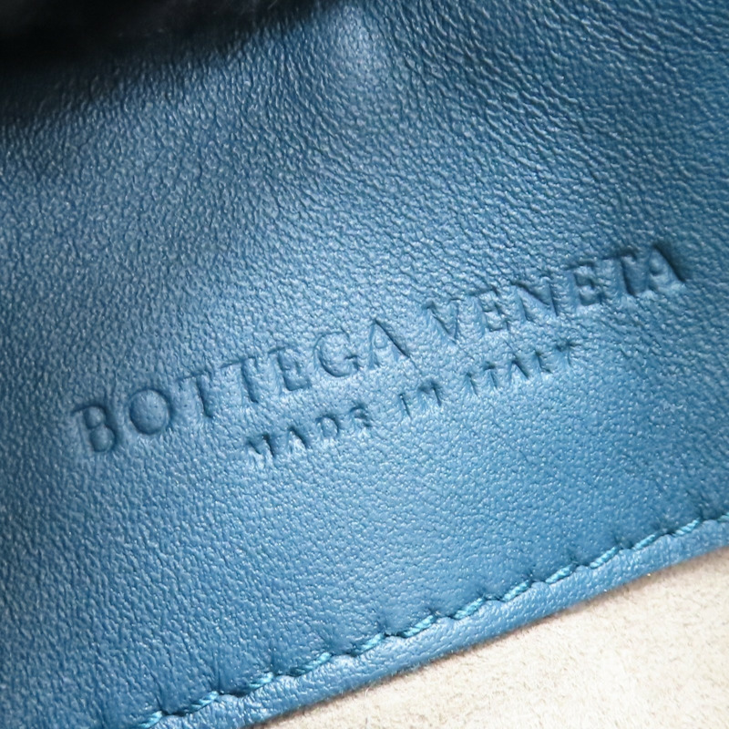 藍色 羊皮編織 Olimpia 肩背包【BOTTEGA VENETA BV 寶緹嘉】-7