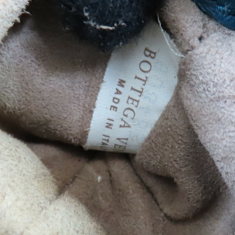 藍色 羊皮編織 Olimpia 肩背包【BOTTEGA VENETA BV 寶緹嘉】-8