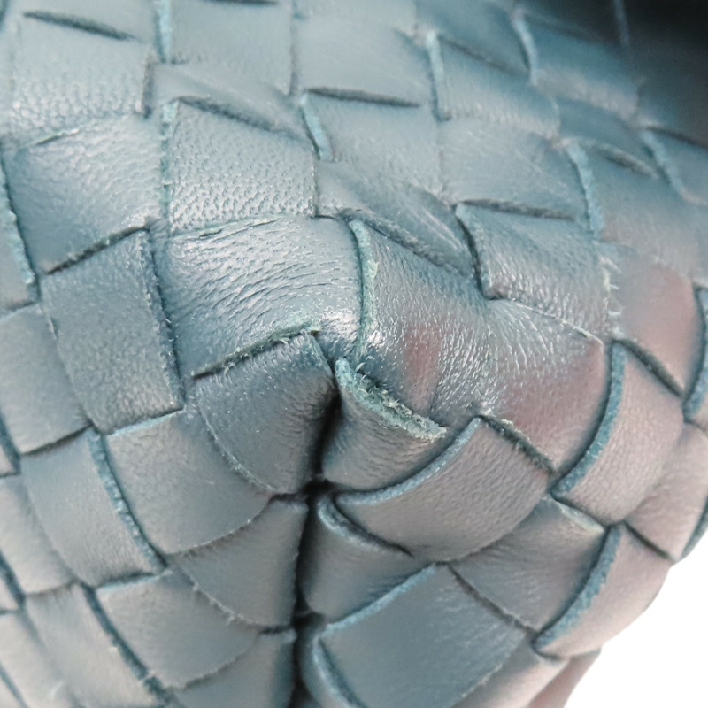 藍色 羊皮編織 Olimpia 肩背包【BOTTEGA VENETA BV 寶緹嘉】-13