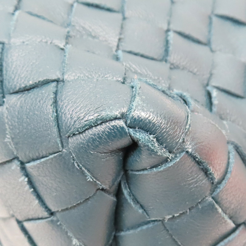 藍色 羊皮編織 Olimpia 肩背包【BOTTEGA VENETA BV 寶緹嘉】-15