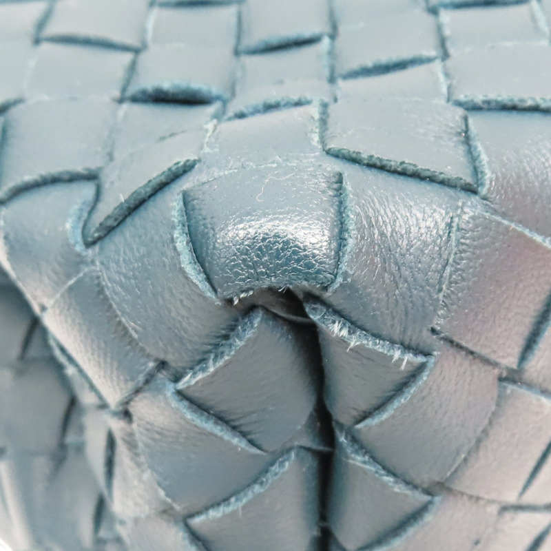 藍色 羊皮編織 Olimpia 肩背包【BOTTEGA VENETA BV 寶緹嘉】-16