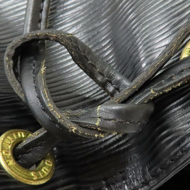 黑色 EPI水波紋 牛皮 水桶包 肩背包【LOUIS VUITTON LV 路易威登】 M59012-14