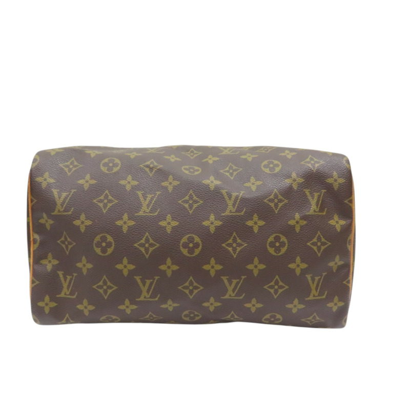棕色 原花帆布 Speedy 30 波士頓包 手提包 (無鎖頭)【LOUIS VUITTON LV 路易威登】 M41526-3