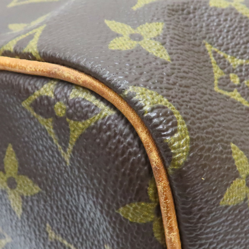 棕色 原花帆布 Speedy 30 波士頓包 手提包 (無鎖頭)【LOUIS VUITTON LV 路易威登】 M41526-9
