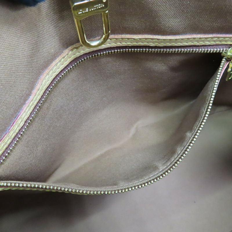 棕色 原花 PVC帆布 Batignolles Horizontal 托特包【LOUIS VUITTON LV 路易威登】 M51154-5