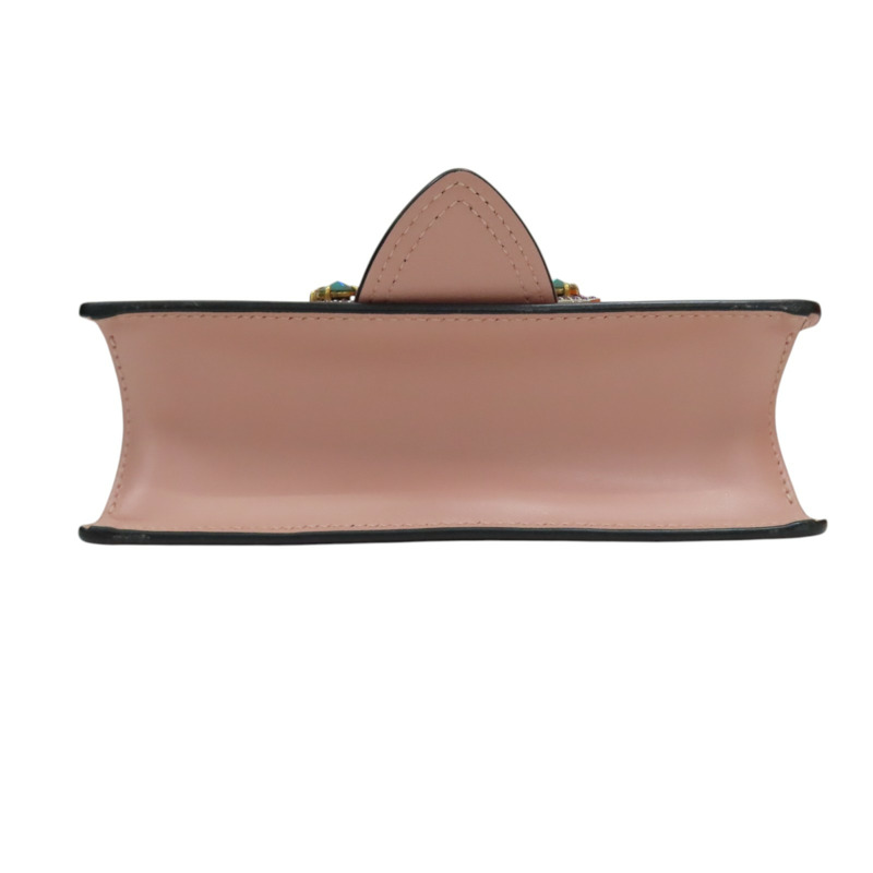 粉色 山羊皮 肩背包【MIU MIU 繆繆】 5BH609-3