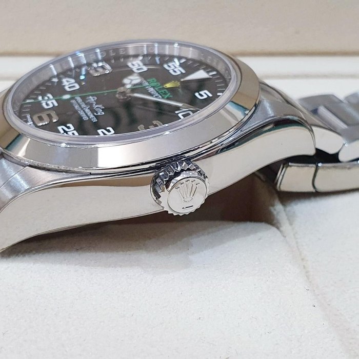 【大眾名錶】 Rolex 勞力士 116900 Air-King 空中霸王 2021/08全配件 大眾名錶B1082-7