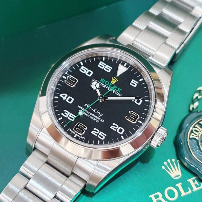 【大眾名錶】 Rolex 勞力士 116900 Air-King 空中霸王 2021/08全配件 大眾名錶B1082-8