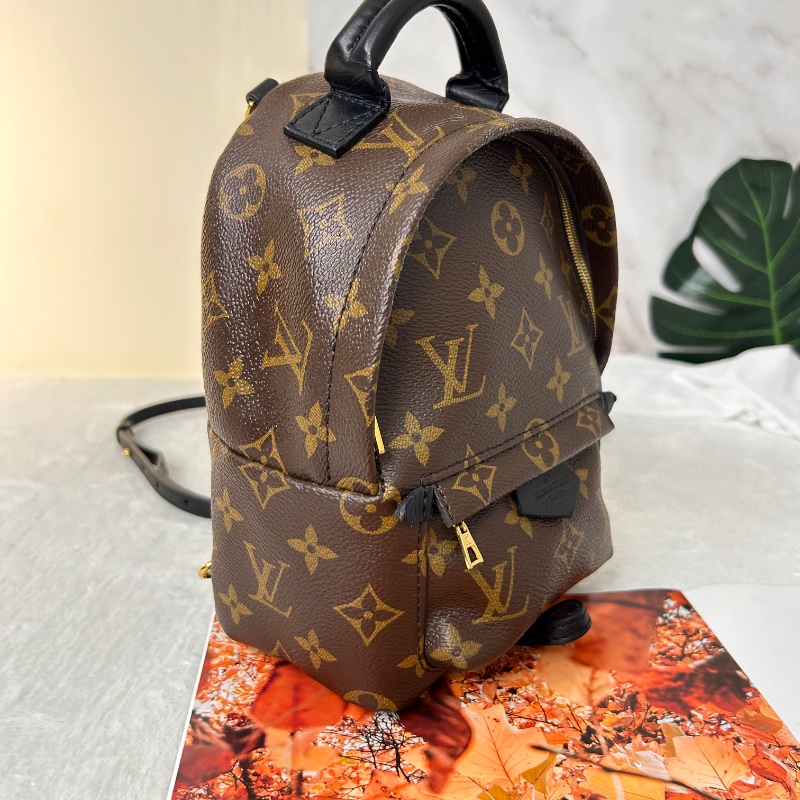 LV Palm Springs 老花迷你小書包後背包-6
