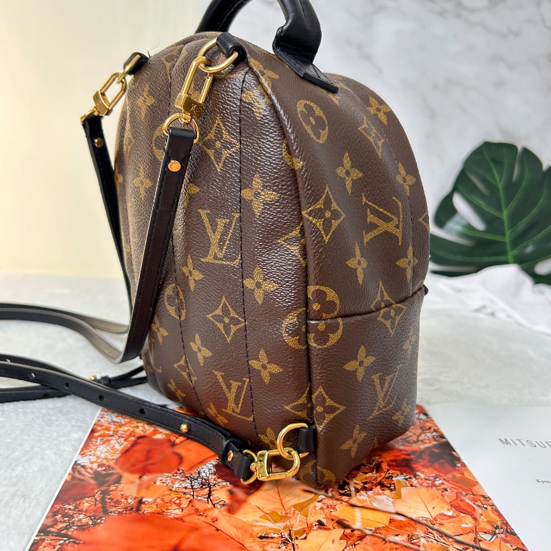 LV Palm Springs 老花迷你小書包後背包-7