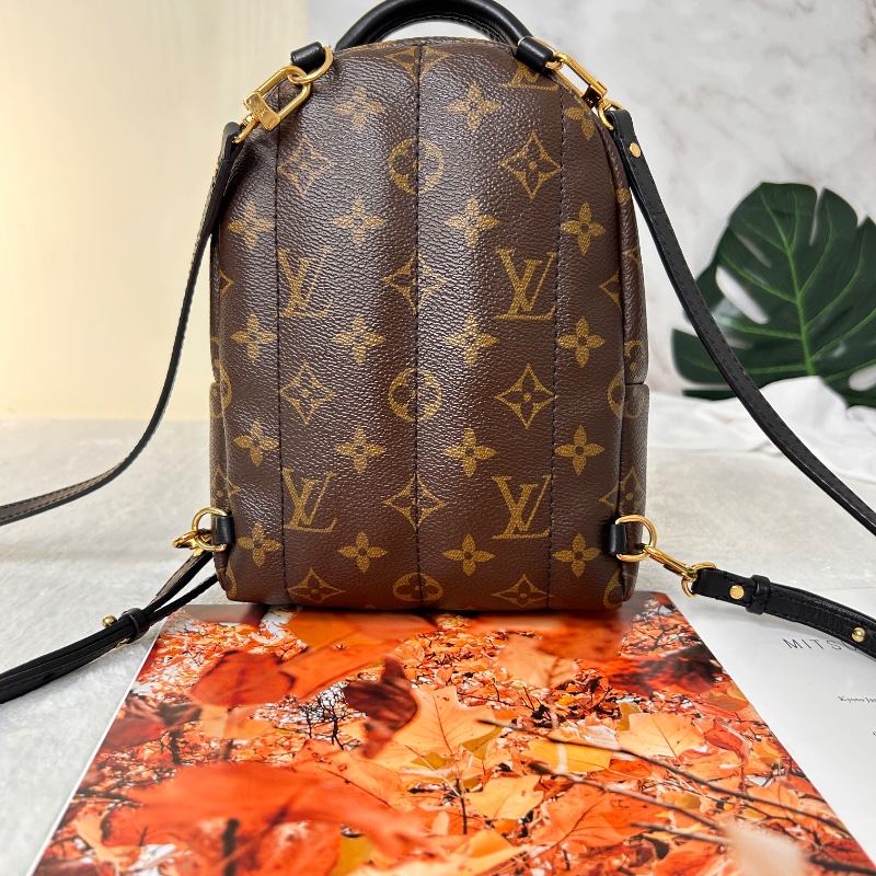 LV Palm Springs 老花迷你小書包後背包-8