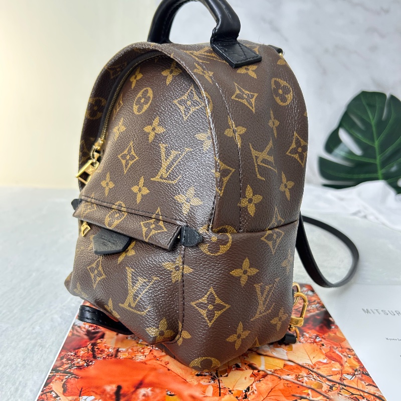 LV Palm Springs 老花迷你小書包後背包-10