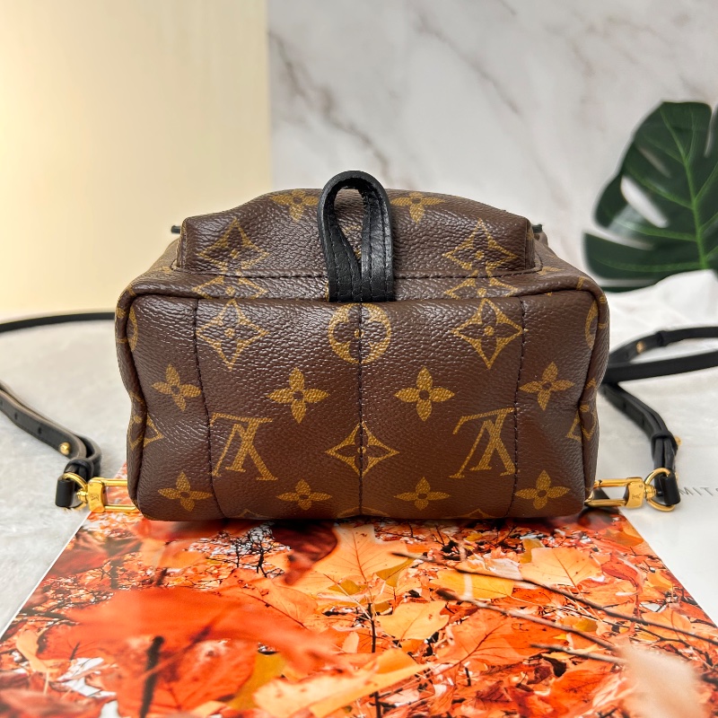LV Palm Springs 老花迷你小書包後背包-15