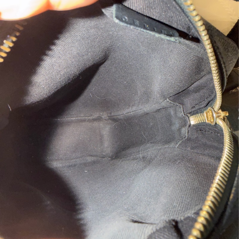 思琳 賽琳 復古黑色 老花  皮革 黑花  相機包 旅行包  斜挎包 斜背包 側背包 托特包 手提包 罕有 中古 老花包 古董包 中古包celine vintage triomphe bag black  camera bag-20