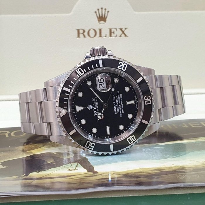 【大眾名錶】ROLEX 勞力士 16610 Submariner潛航者 經典之作 鋁圈黑水鬼 潛水錶 大眾名錶G216-4