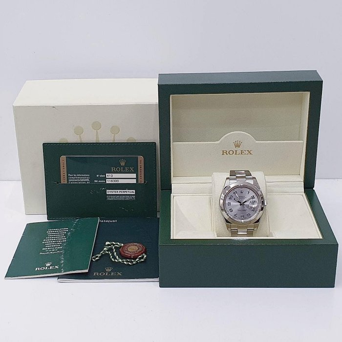 【大眾名錶】ROLEX 勞力士 116300 Datejust 蠔式日誌 2014/03 銀面 平光圈 大眾名錶G151-9