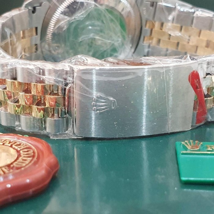 【大眾名錶】ROLEX勞力士 16233 Datejust 蠔式日誌 金面T柱 9.9成未使用新品 大眾名錶B1140-4