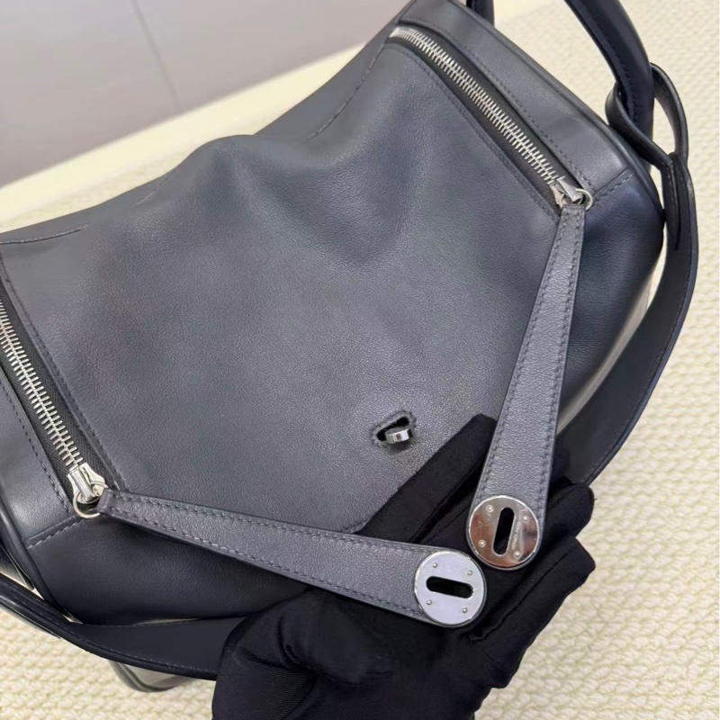 HERMES lindy34 錫器灰 swift皮-24