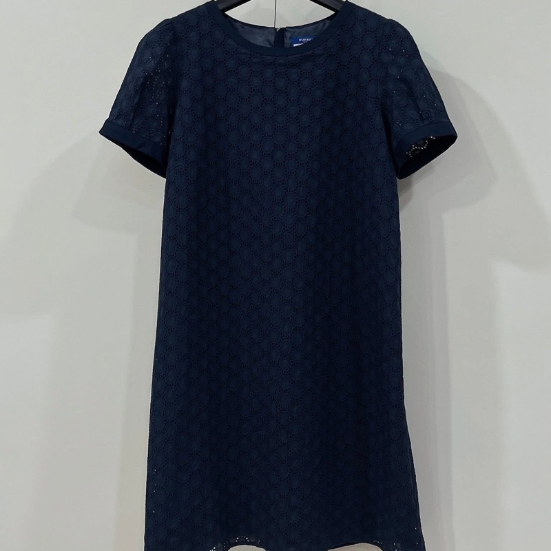 BURBERRY 藍標  蕾絲拉鍊洋裝-1