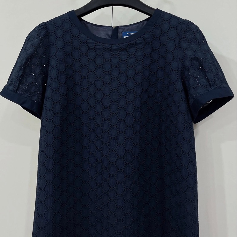 BURBERRY 藍標  蕾絲拉鍊洋裝-3