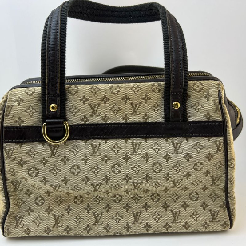 Louis Vuitton Monogram Mini Lin Josephine 波士頓手提包-7