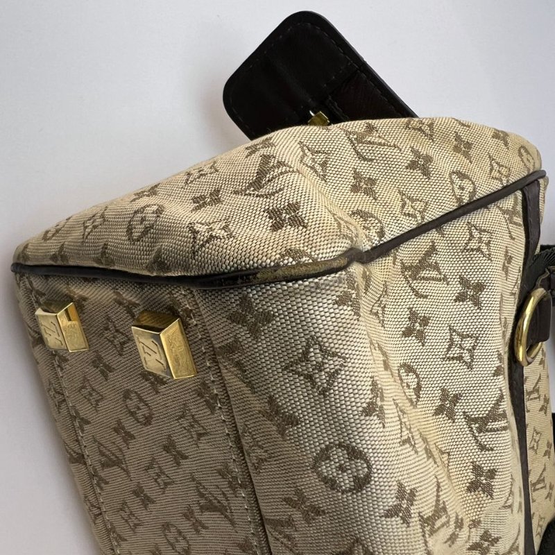 Louis Vuitton Monogram Mini Lin Josephine 波士頓手提包-11