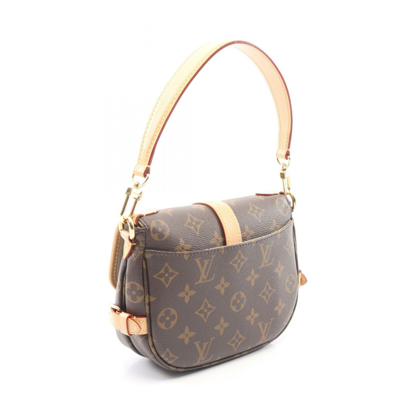 路易威登 Saumur BB 斜背單肩包 M46740 Monogram 帆布 二手-1
