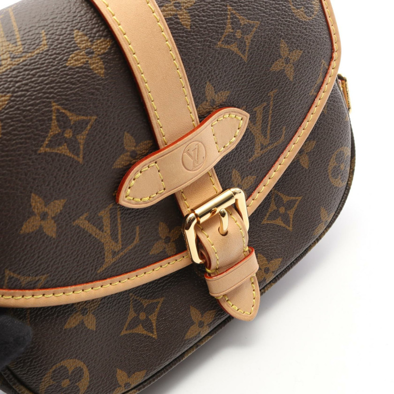 路易威登 Saumur BB 斜背單肩包 M46740 Monogram 帆布 二手-6