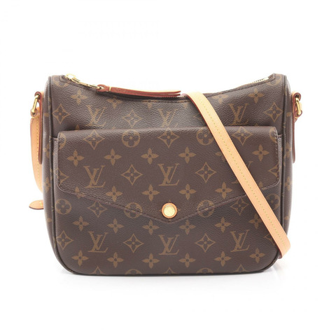 路易威登 Mabillon 單肩斜背包 M41679 Monogram 皮革 棕色 LV