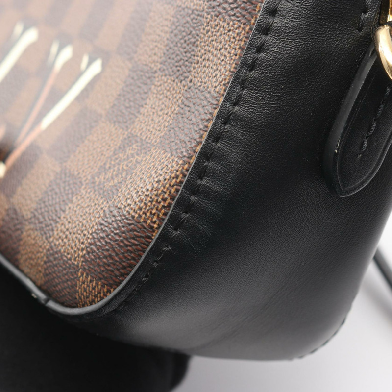 路易威登 Santa Monica 肩背包 N40189 Damier 帆布皮革 黑色 二手-7