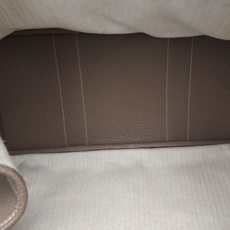 HERMES GardenParty花園包36大象灰NEGONA皮T刻銀扣-5