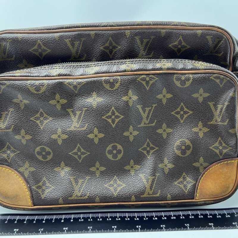 Louis Vuitton 老花橫版雙層相機包-0