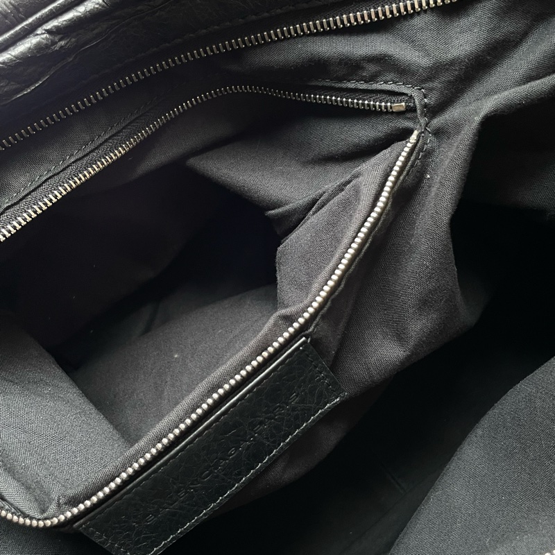 ▪️富貴選物FUGUEI▪️Balenciaga 黑銀機車包手提公事包-11