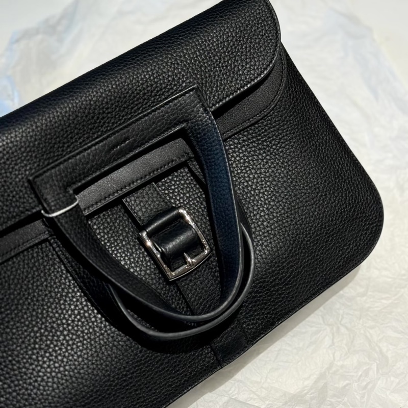 #全網最低💰 #9🆕閒置✨ 愛馬仕Halzan31黑銀Tc皮-1