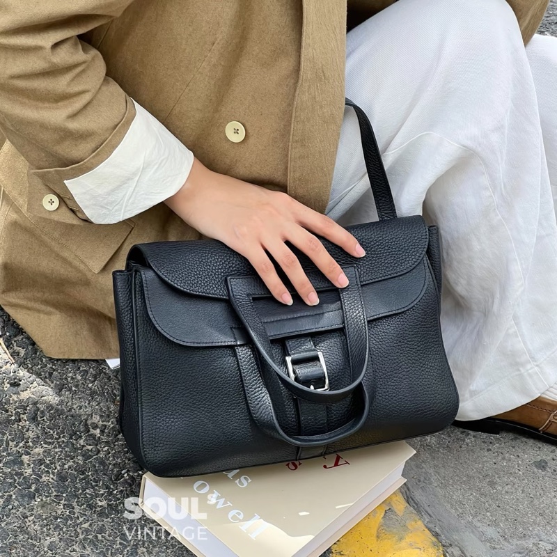 #全網最低💰 #9🆕閒置✨ 愛馬仕Halzan31黑銀Tc皮-3