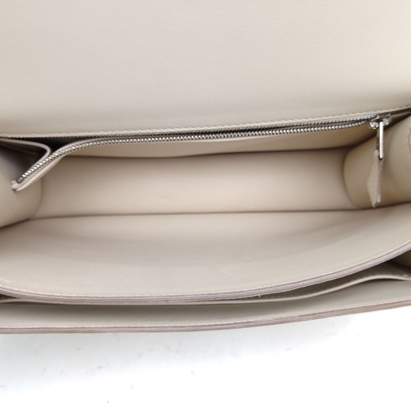 HERMES Constance康康2410奶昔白Epsom皮X刻銀扣-5