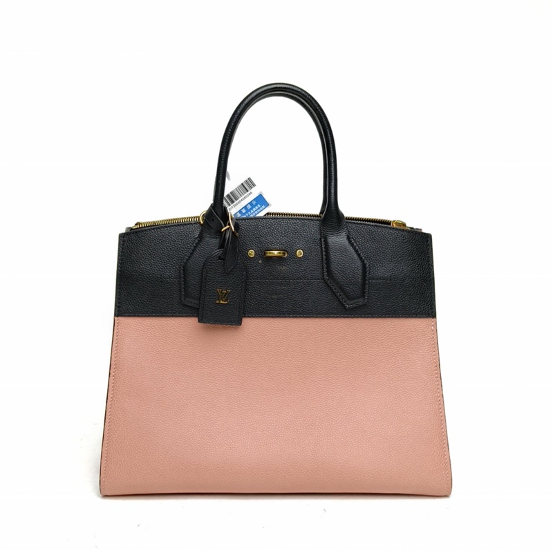 LOUIS VUITTON CitySteamer中號31拼色牛皮金扣2018-2