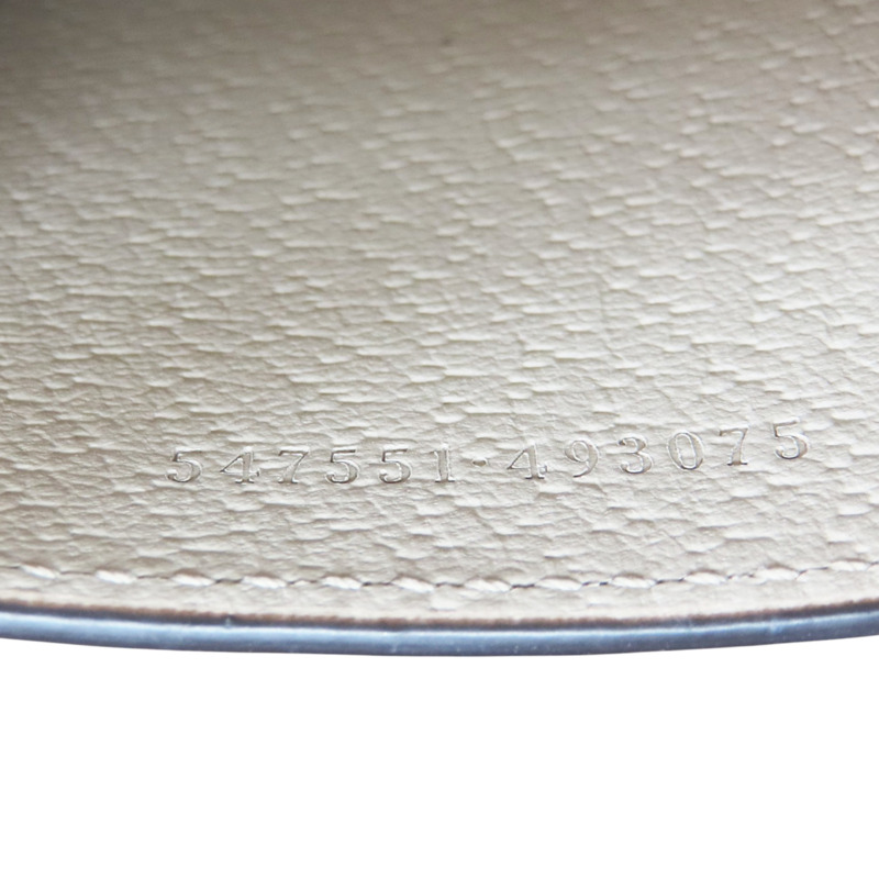 米色 PVC塗層帆布 Ophidia 小號手提包【GUCCI 古馳】 547551-6