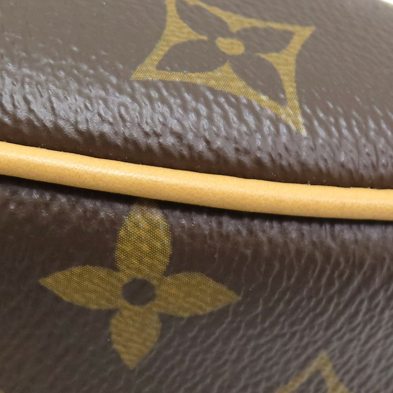 棕色 原花帆布 LOOP 肩背包 M81098【LOUIS VUITTON LV 路易威登】 M81098-12